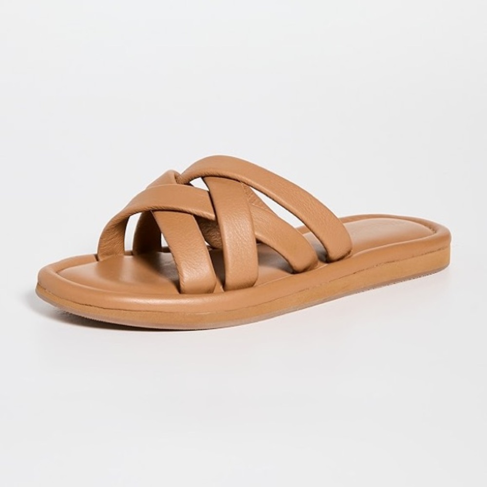 Madewell Francine Puffy Leather Slide Sandal. Size 7.5. Excellent condition!